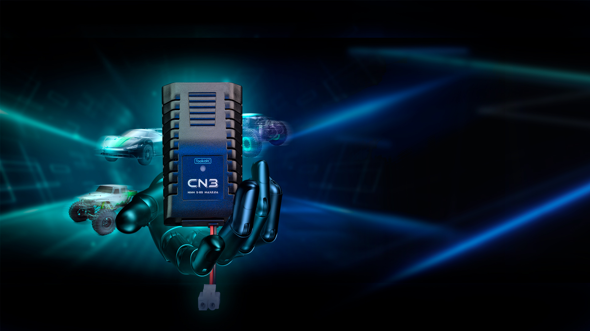 ToolkitRC CN3 Compact 5-8S NIMH AC Balance Battery Charger ToolkitRC ToolkitRC CN3 Compact 5-8S NIMH AC Balance Battery Charger